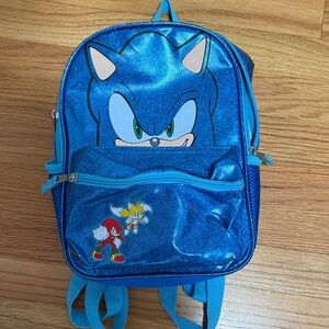 Blue Kids Backpack with Cartoon Character Design